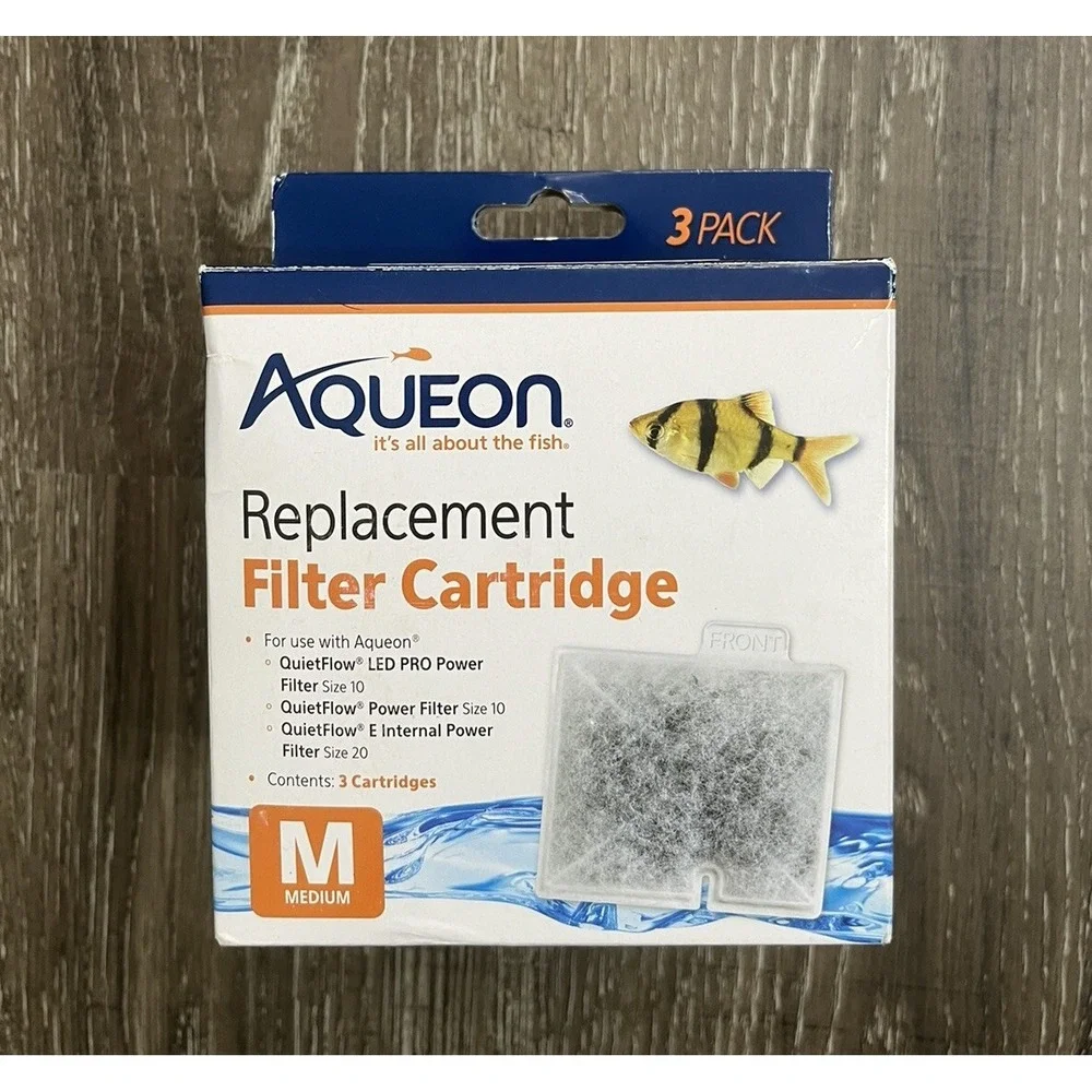 NEW Aqueon Replacement Filter Cartridges Medium - 6 pack